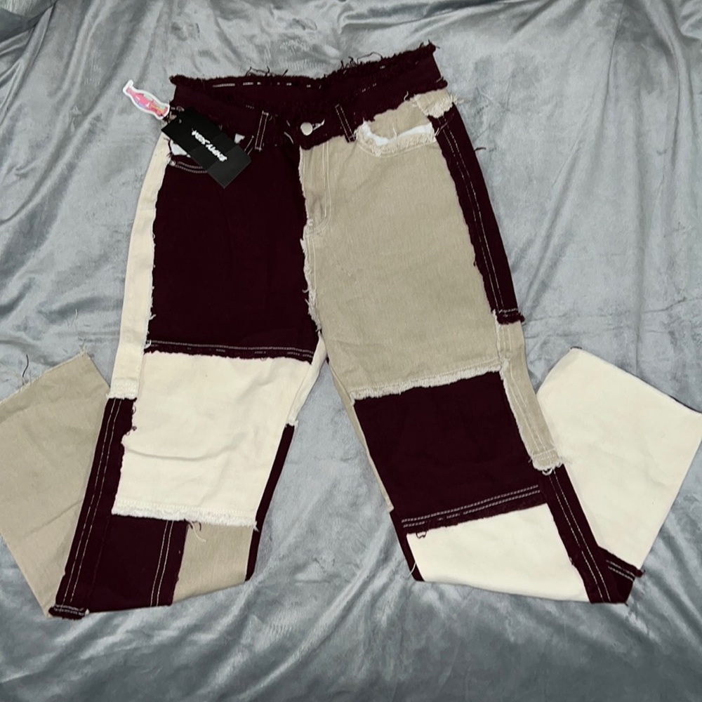 Brand new multi colored denim jeans